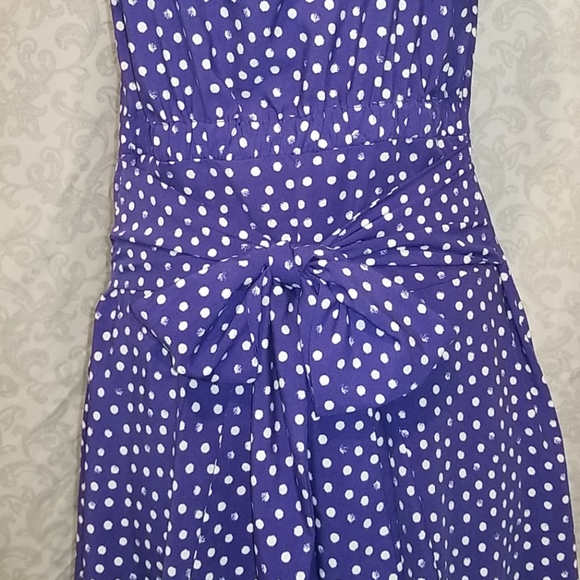 Retro Rockabilly Polka Dot Summer Dress - Picture 3 of 10